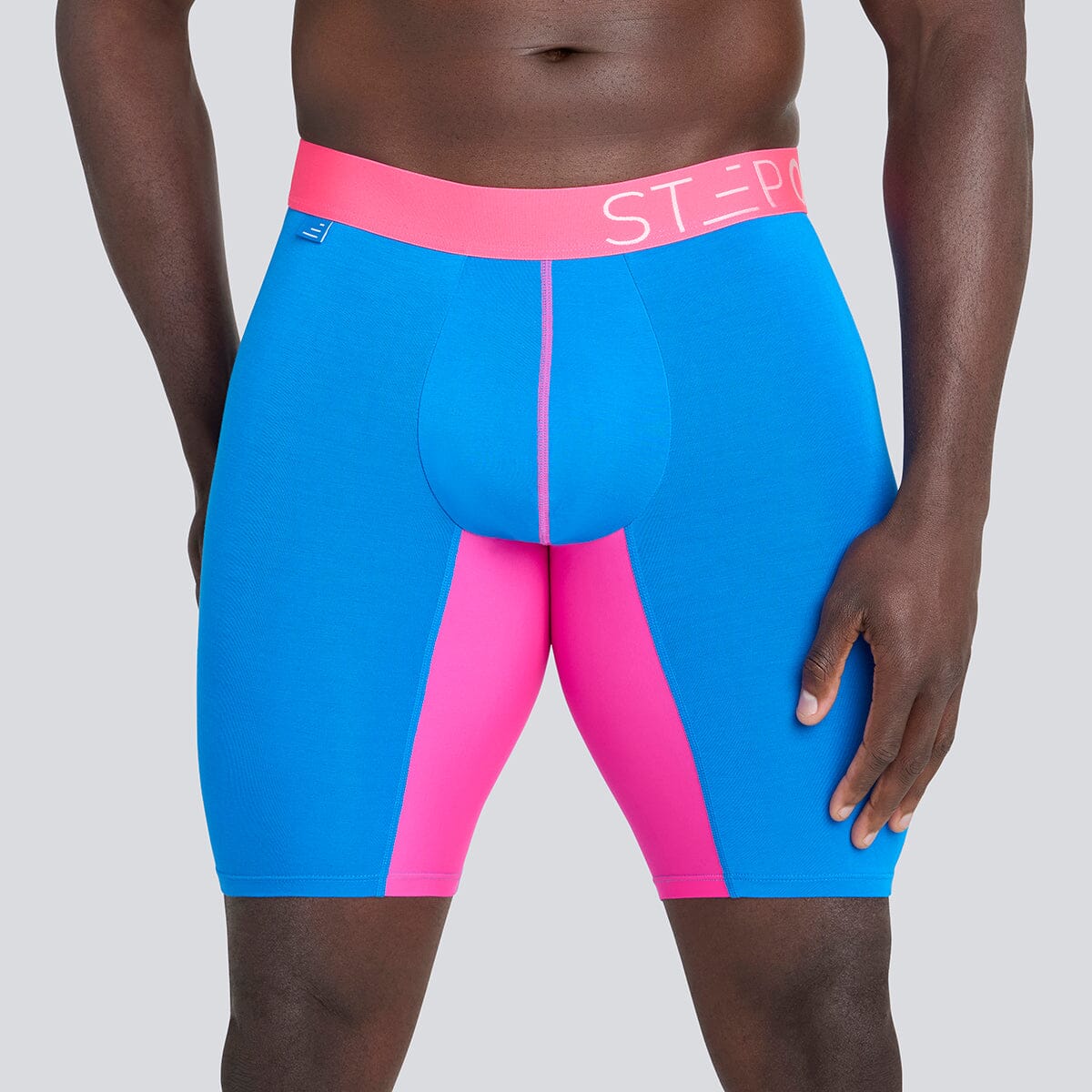 Boxer Brief Sport - Pink Skits - Bamboo Underwear - Model:Baba