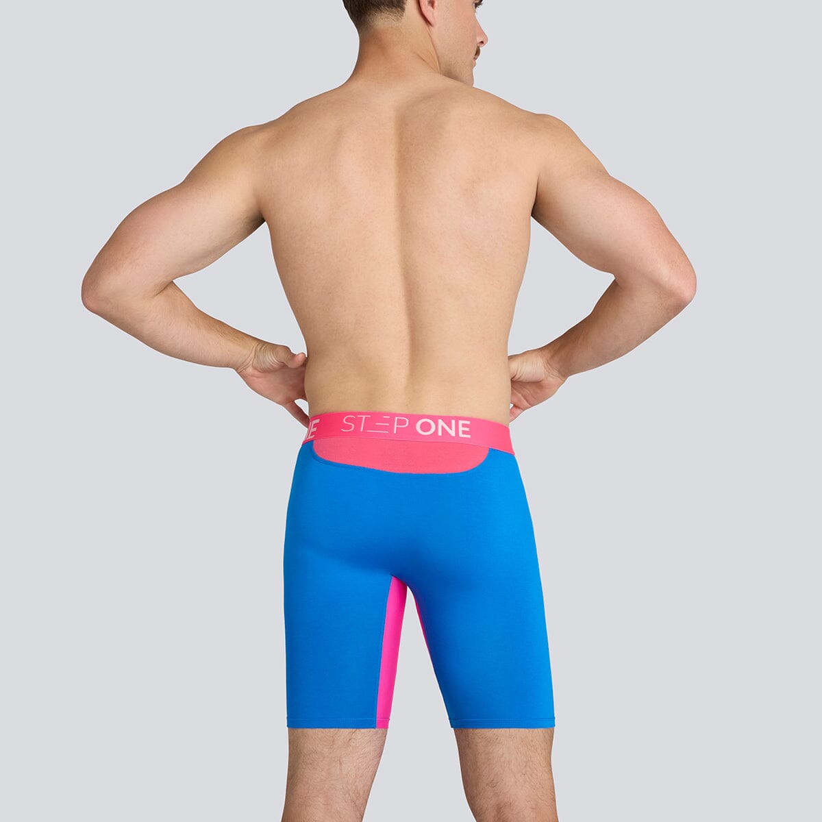 Boxer Brief Sport - Pink Skits - Bamboo Underwear - Model:Daniel F