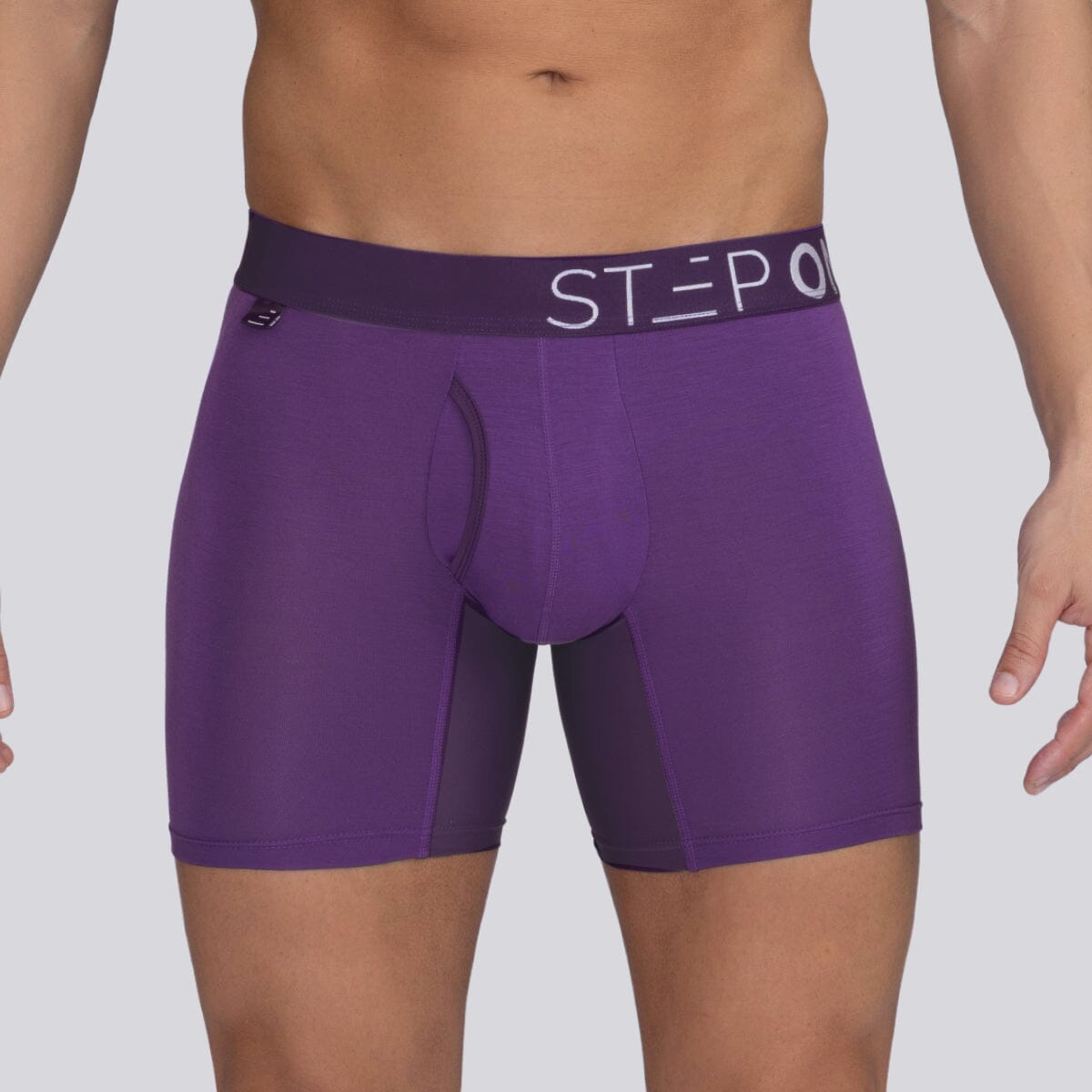 Boxer Brief Fly - Deep Purple - Bamboo Underwear