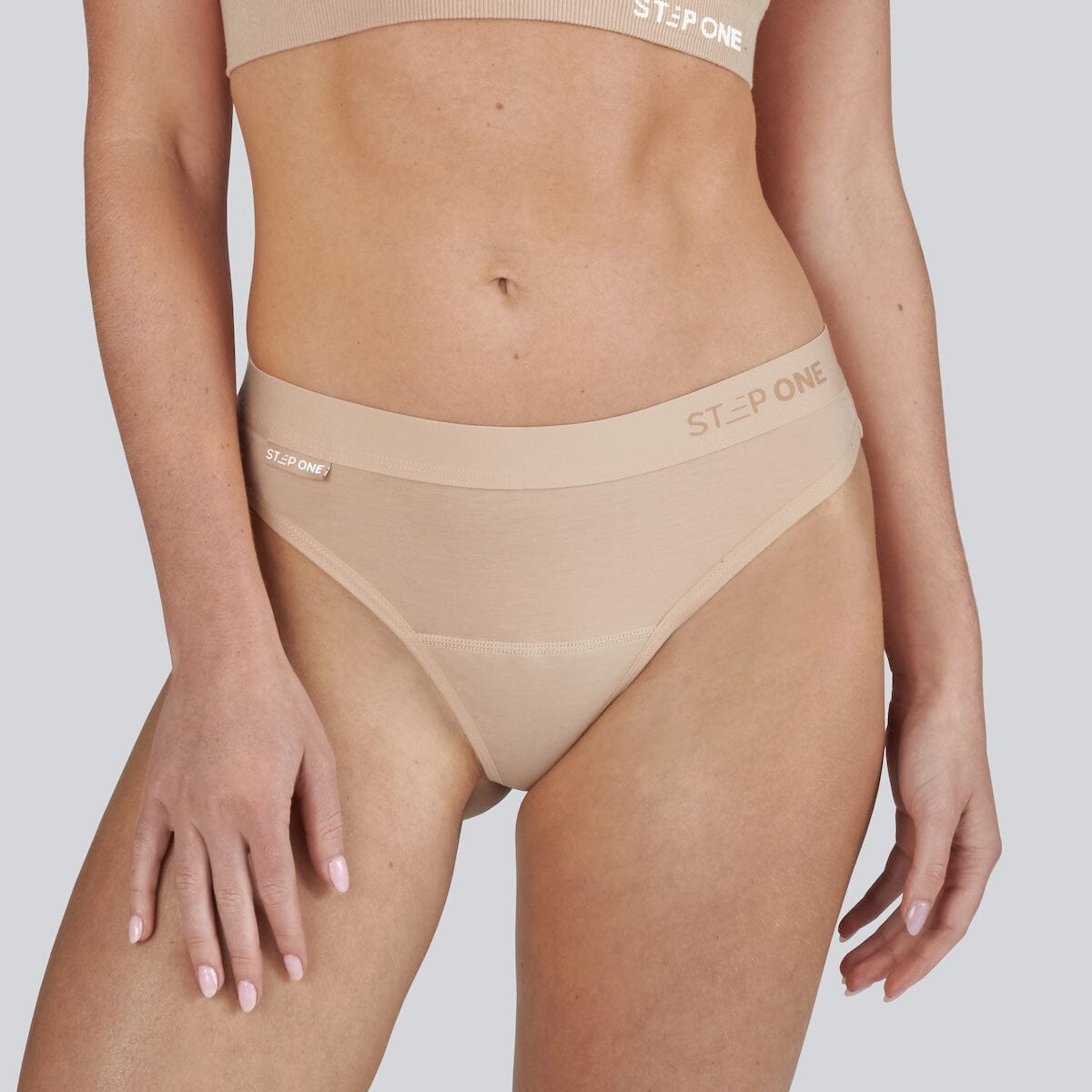 Women's Period Thong - Bamboo Underwear - Model:Chloe