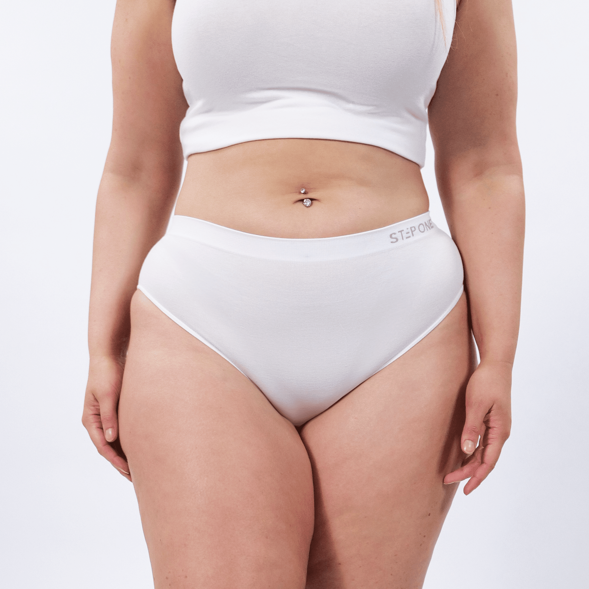 Women's Seamfree Bikini Brief - Piña Colada - Model - #size_XL