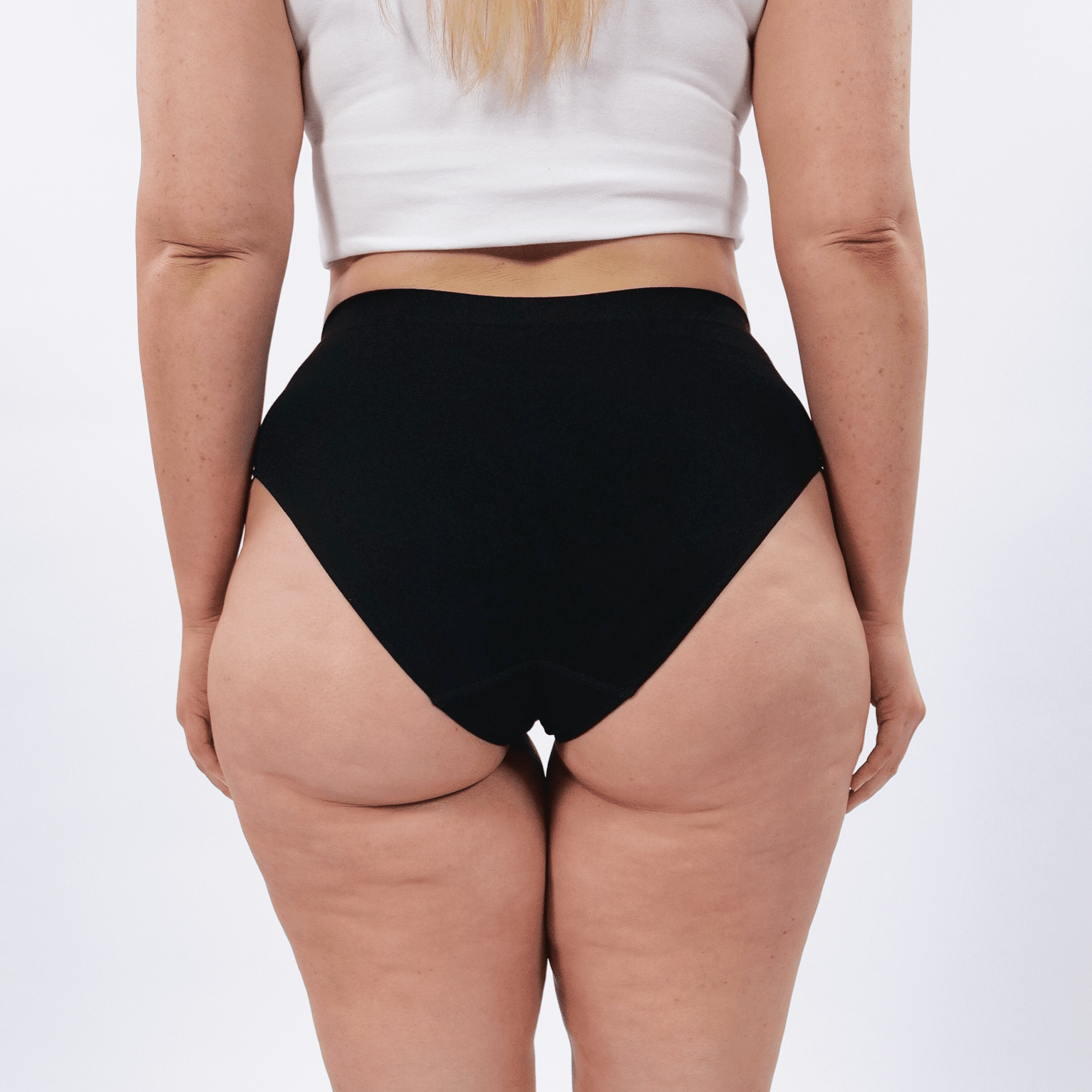 Women's Seamfree Bikini Brief - Espresso-Tini - Model - #size_XL