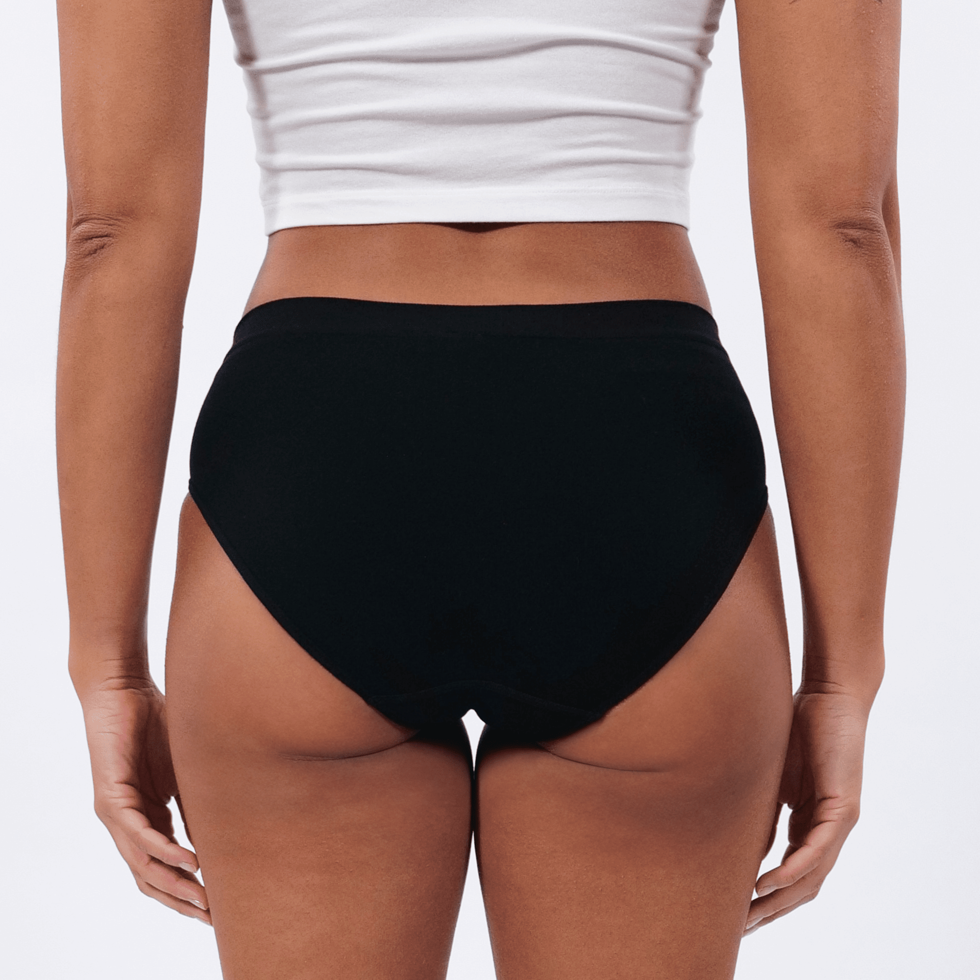 Women's Seamfree Bikini Brief - Espresso-Tini - Model - #size_Large