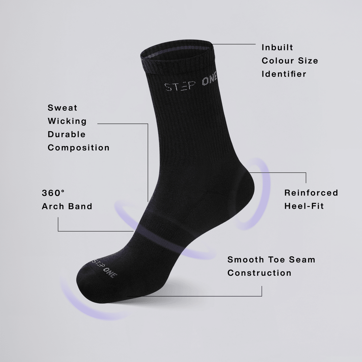 Unisex Crew Sock - Bamboo Underwear