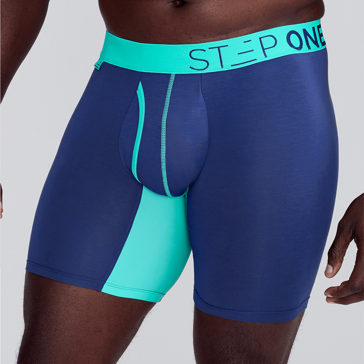 Boxer Brief Fly - Glaciers - Bamboo Underwear - Model:Baba