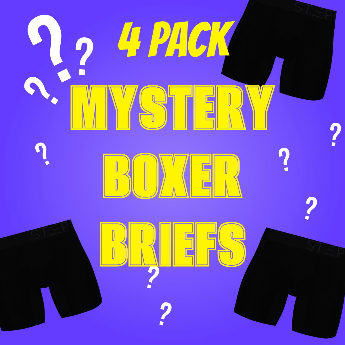 Boxer Brief - Mystery 4 Pack - Bamboo Underwear