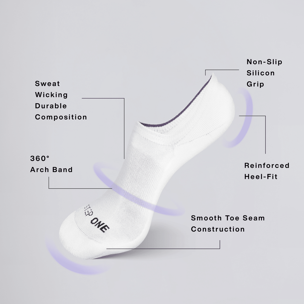 Unisex No Show Sock - Bamboo Underwear