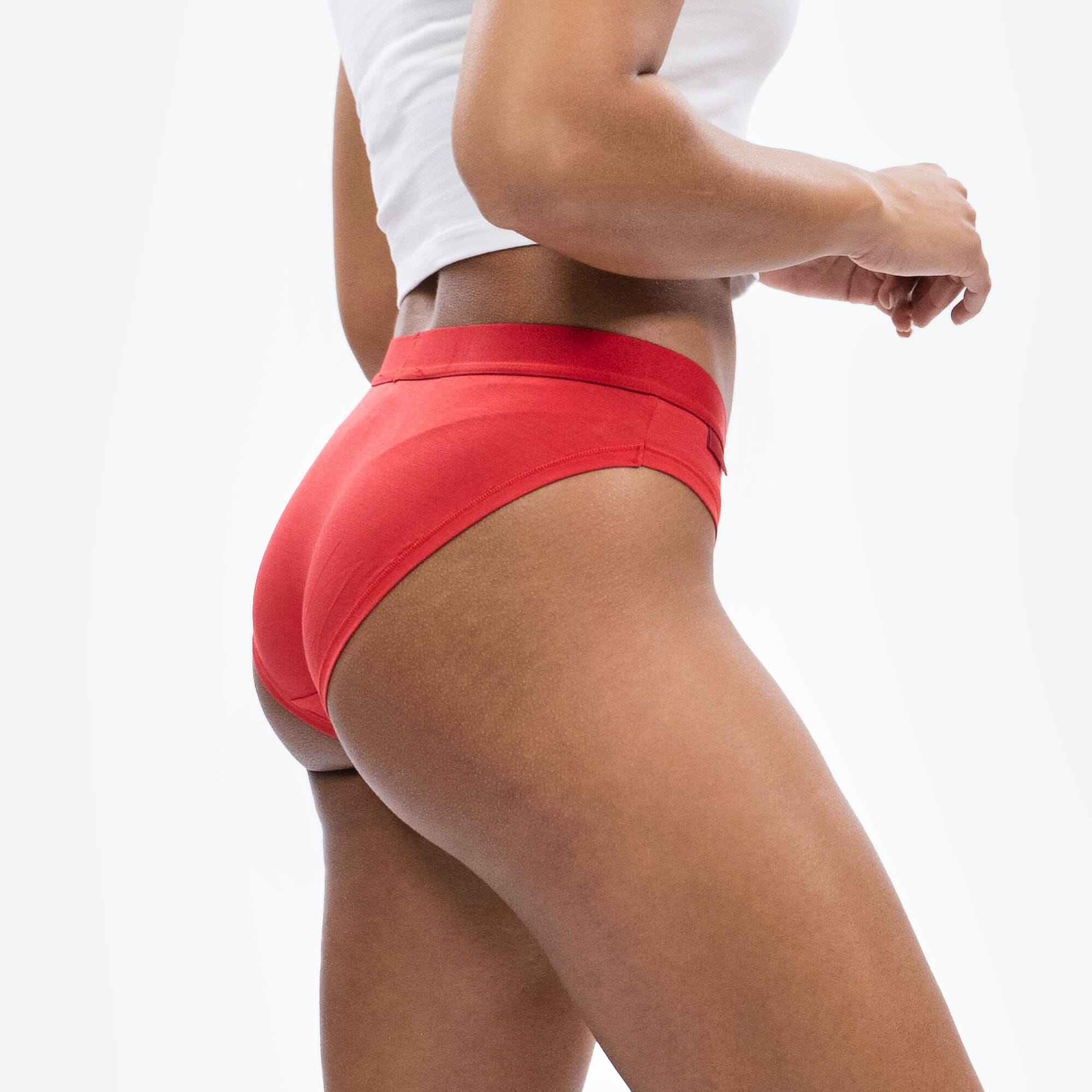 Women's Bikini Brief - Cherries - Model - #size_Large