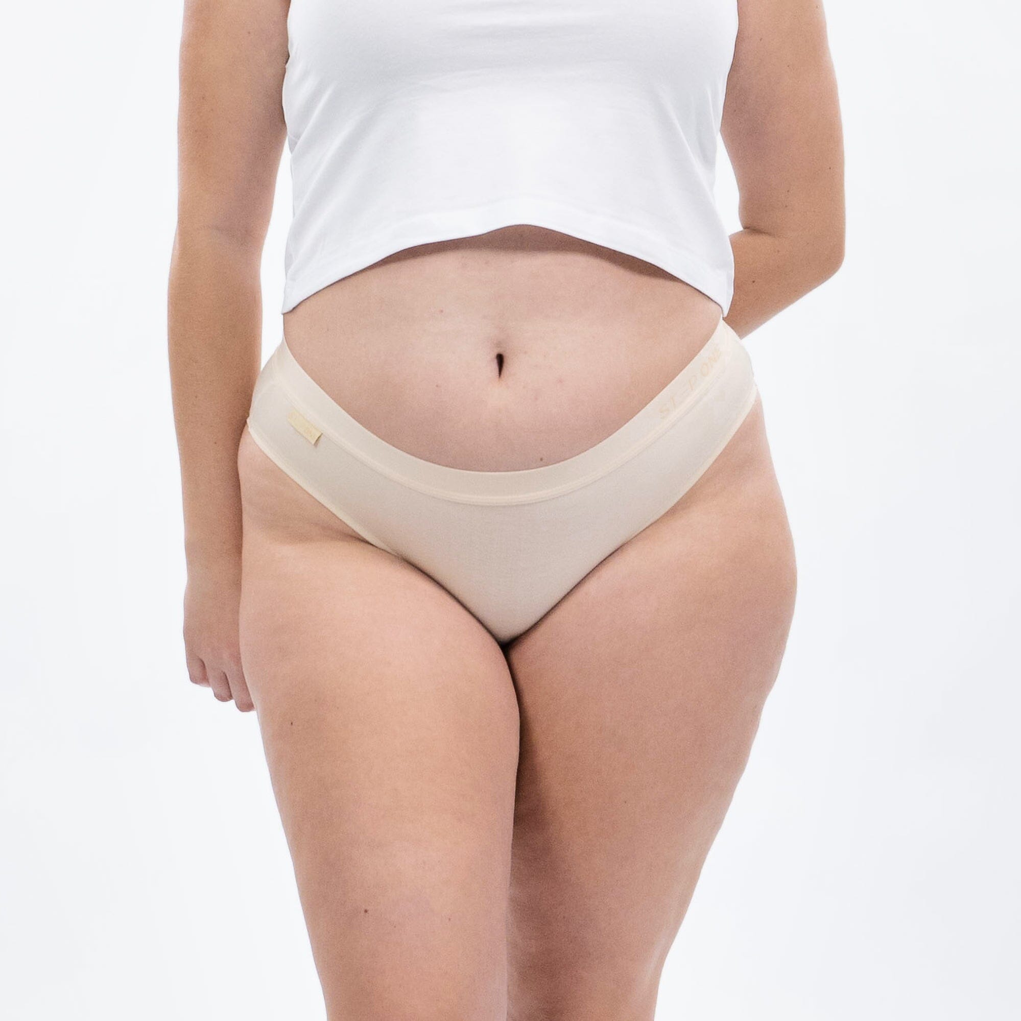 Women's Bikini Brief - Butter Scotch - Model - #size_2XL
