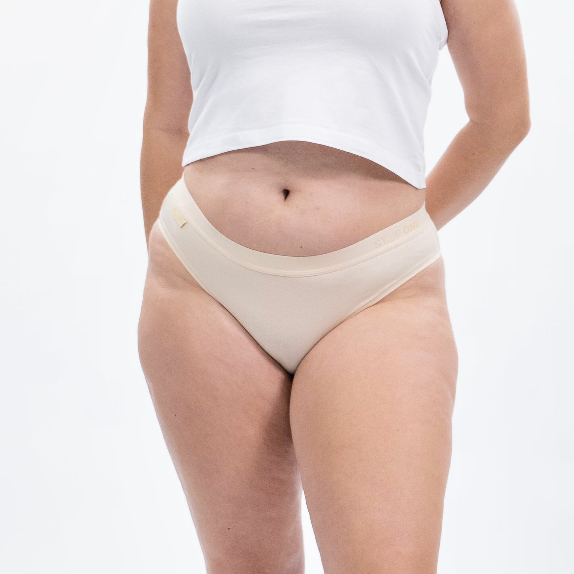 Women's Bikini Brief - Butter Scotch - Model - #size_3XL