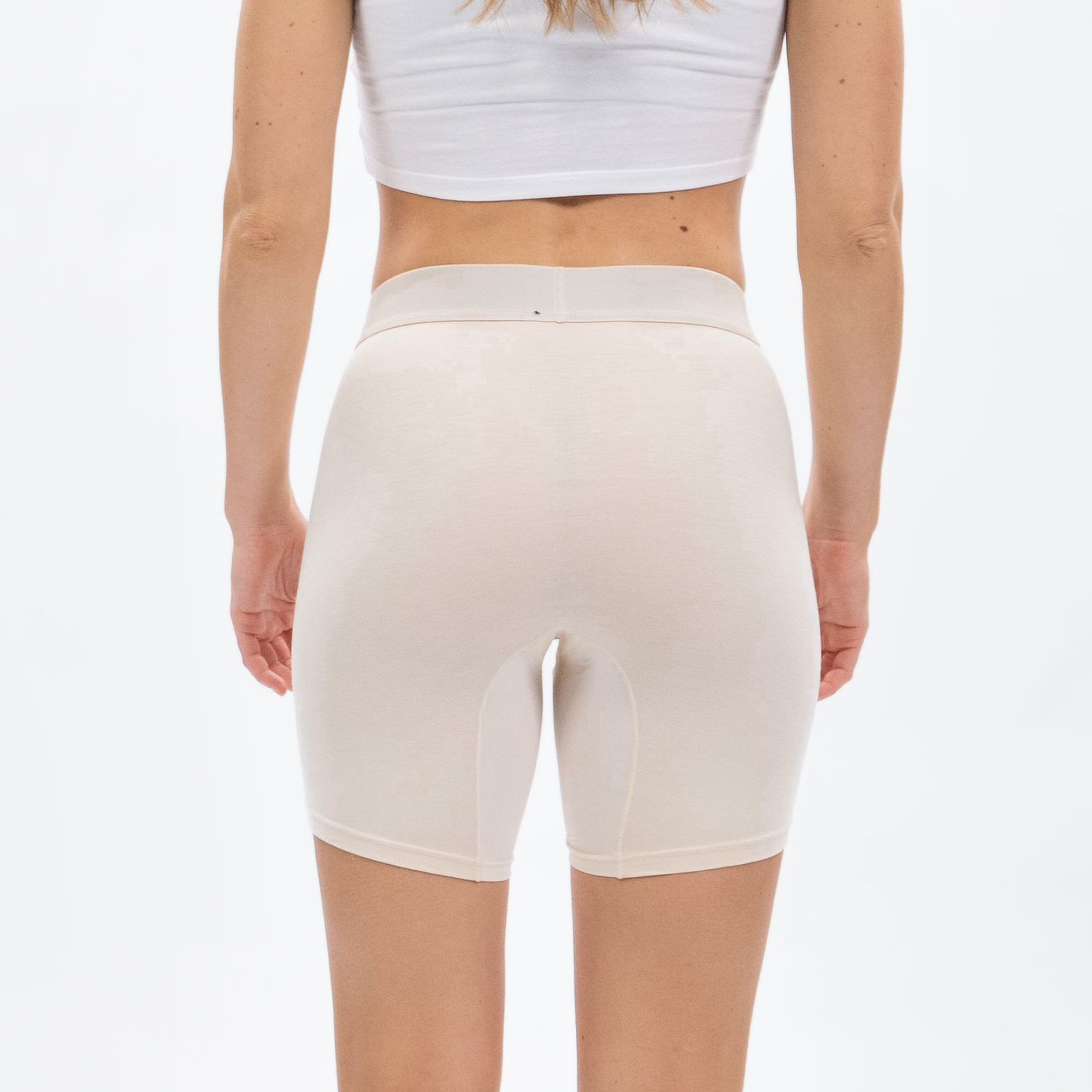 Women's Boxer Brief - Butter Scotch - Model - #size_XS
