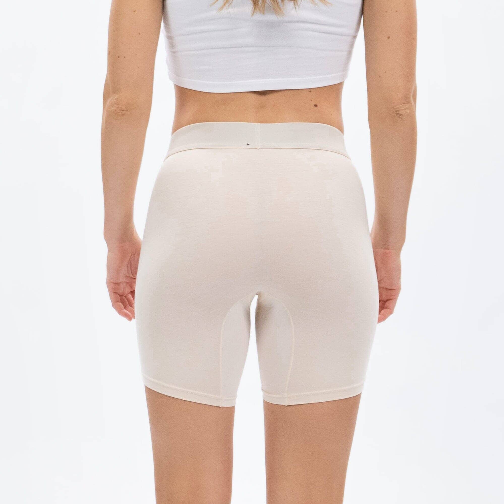 Women's Boxer Brief - Butter Scotch - Model - #size_Small