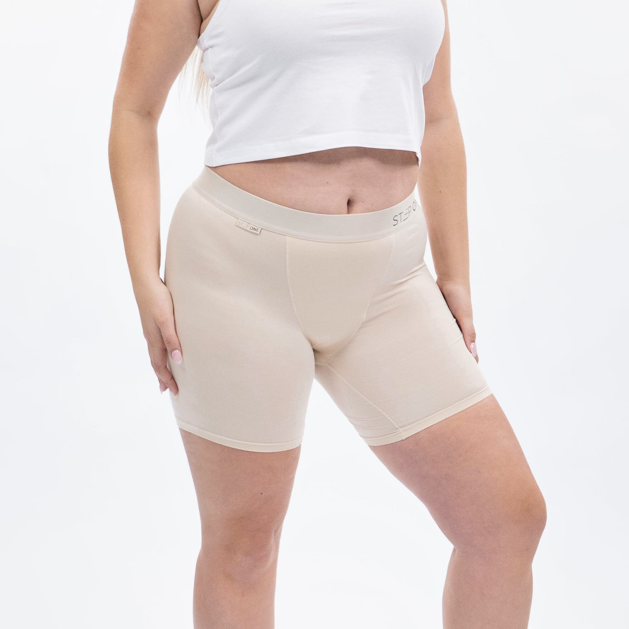 Women's Boxer Brief - Butter Scotch - Model - #size_2XL