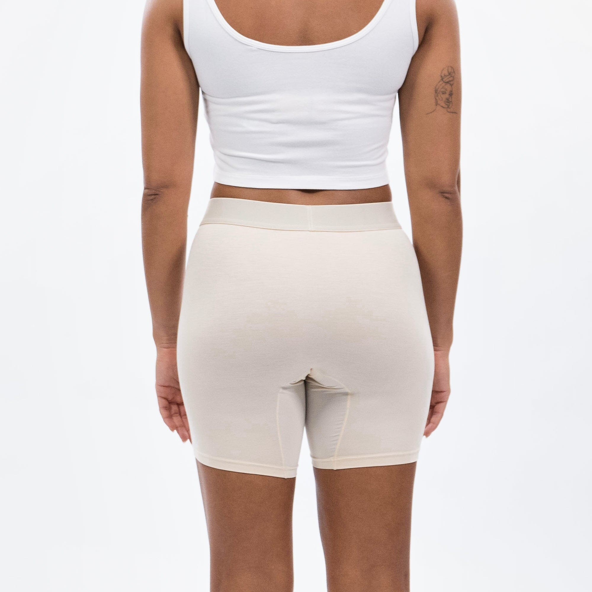 Women's Boxer Brief - Butter Scotch - Model - #size_Large