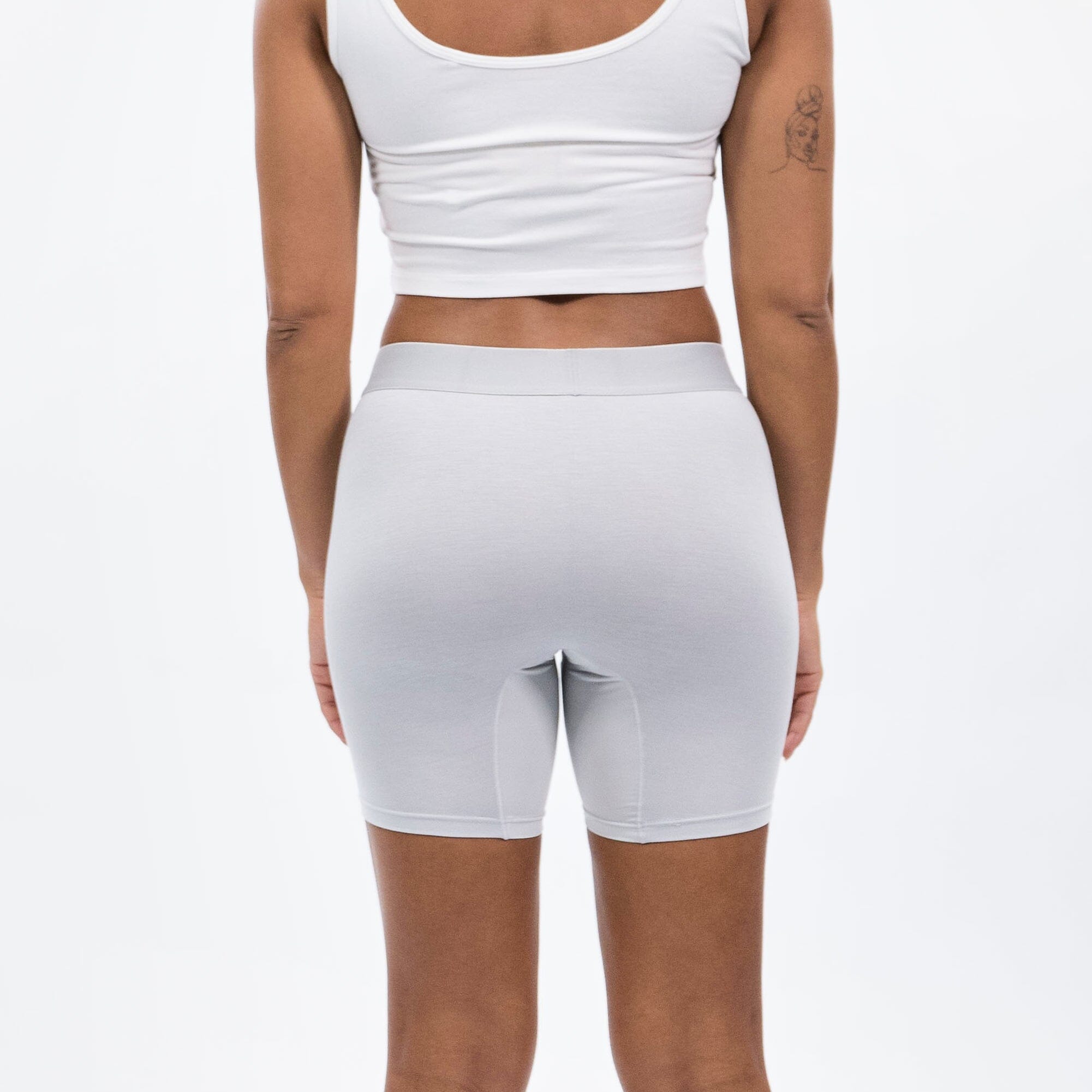 Women's Bikini Brief - Stone - Model - #size_Medium