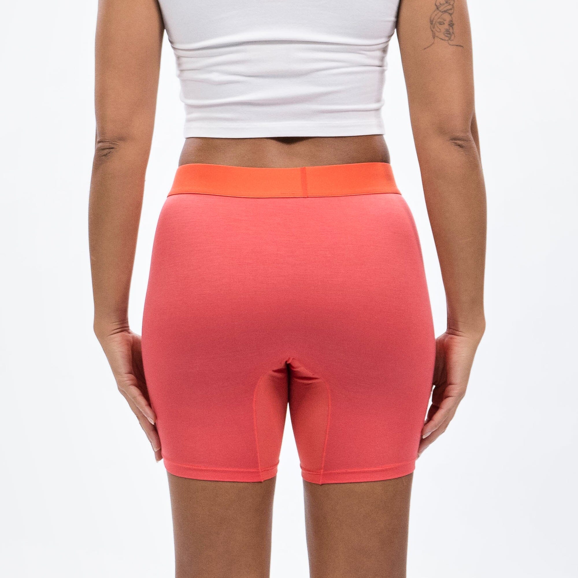 Women's Boxer Brief - Hot Sauce - Model - #size_Large