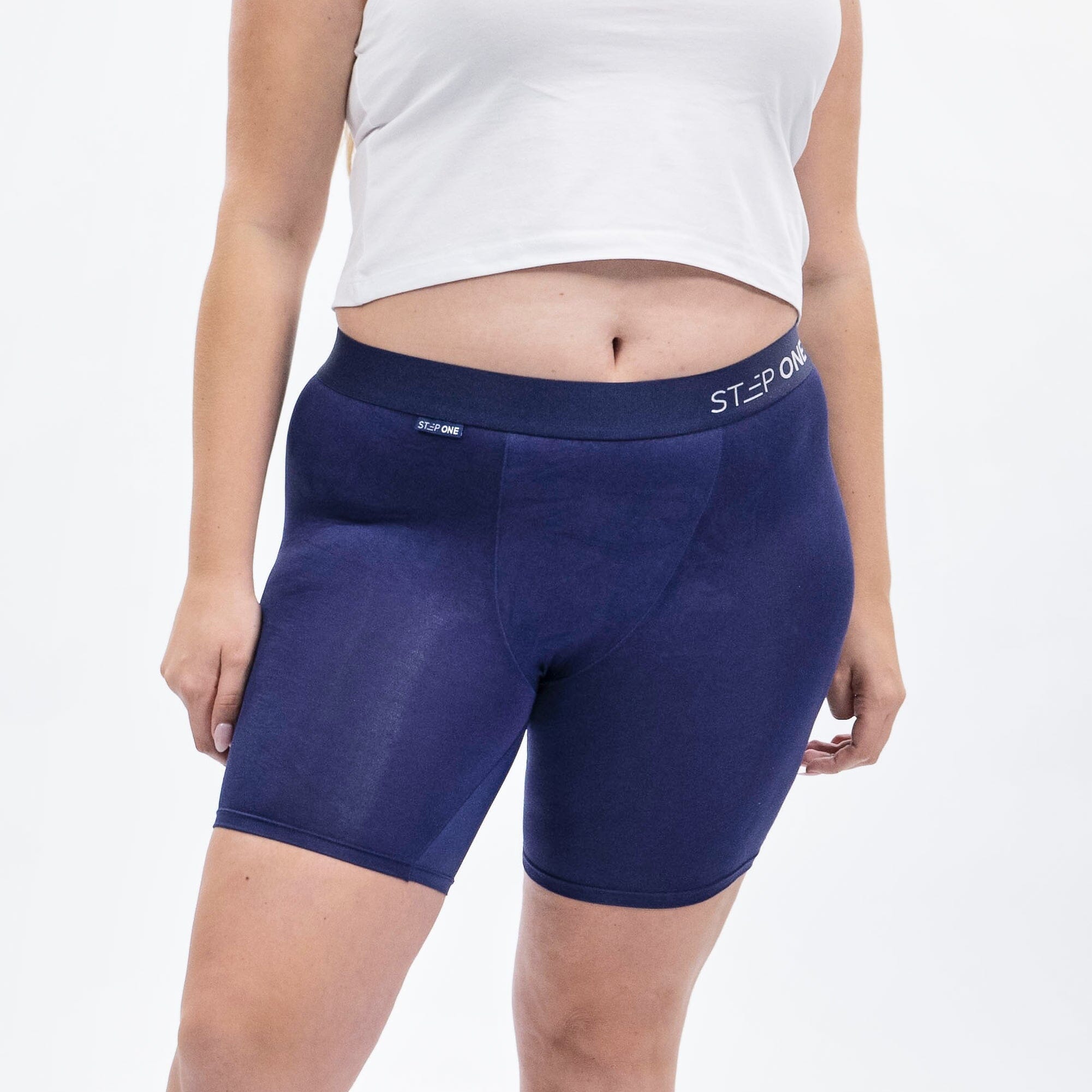 Women's Boxer Brief - Midnight Blues - Model - #size_XL