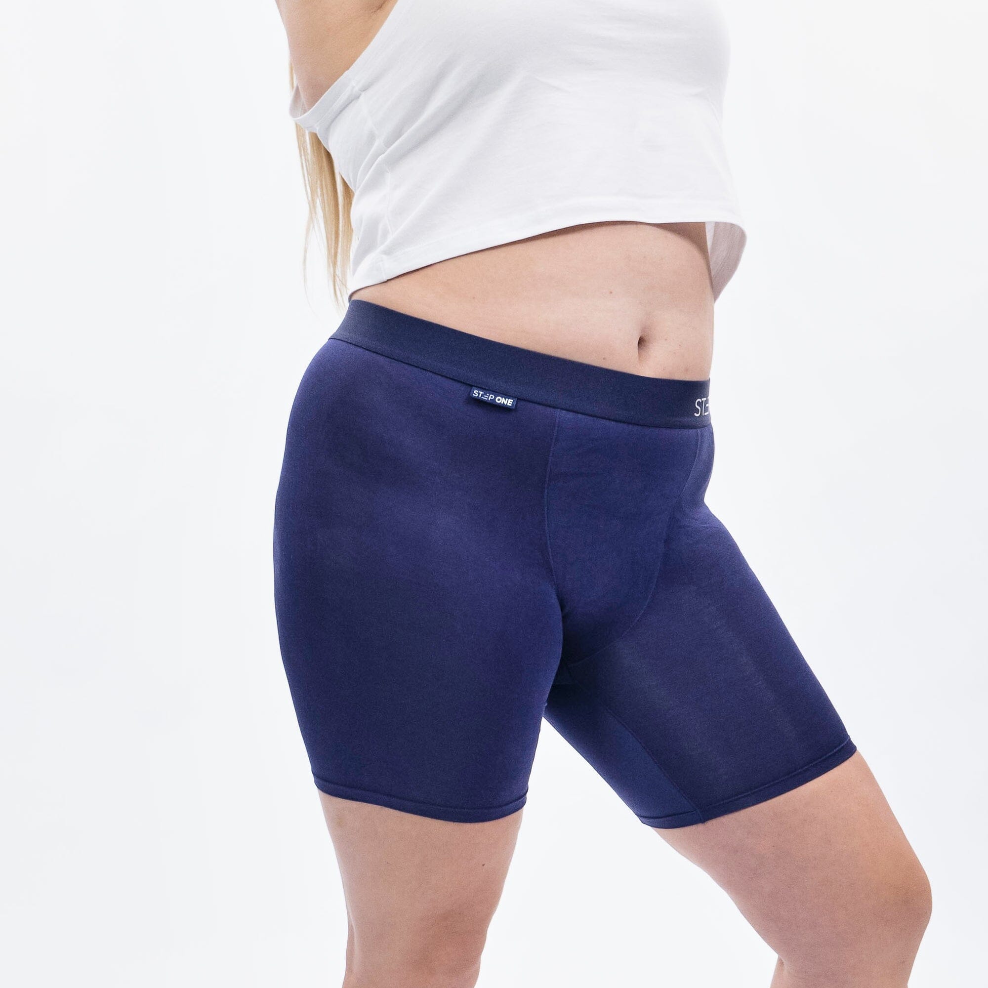 Women's Boxer Brief - Midnight Blues - Model - #size_2XL
