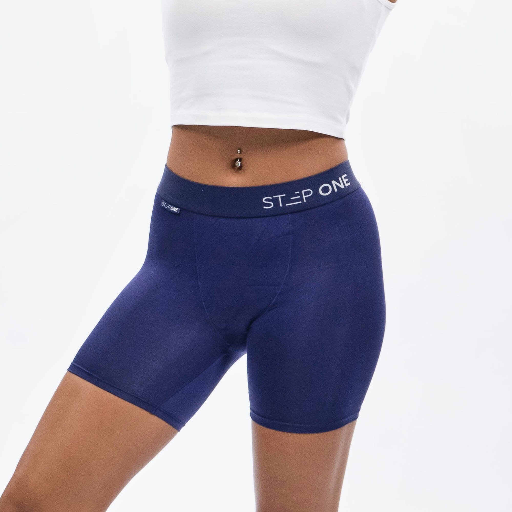 Women's Boxer Brief - Midnight Blues - Model - #size_Large