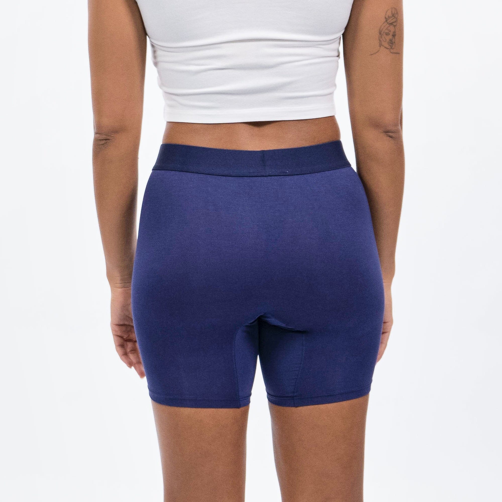 Women's Boxer Brief - Midnight Blues - Model - #size_Large