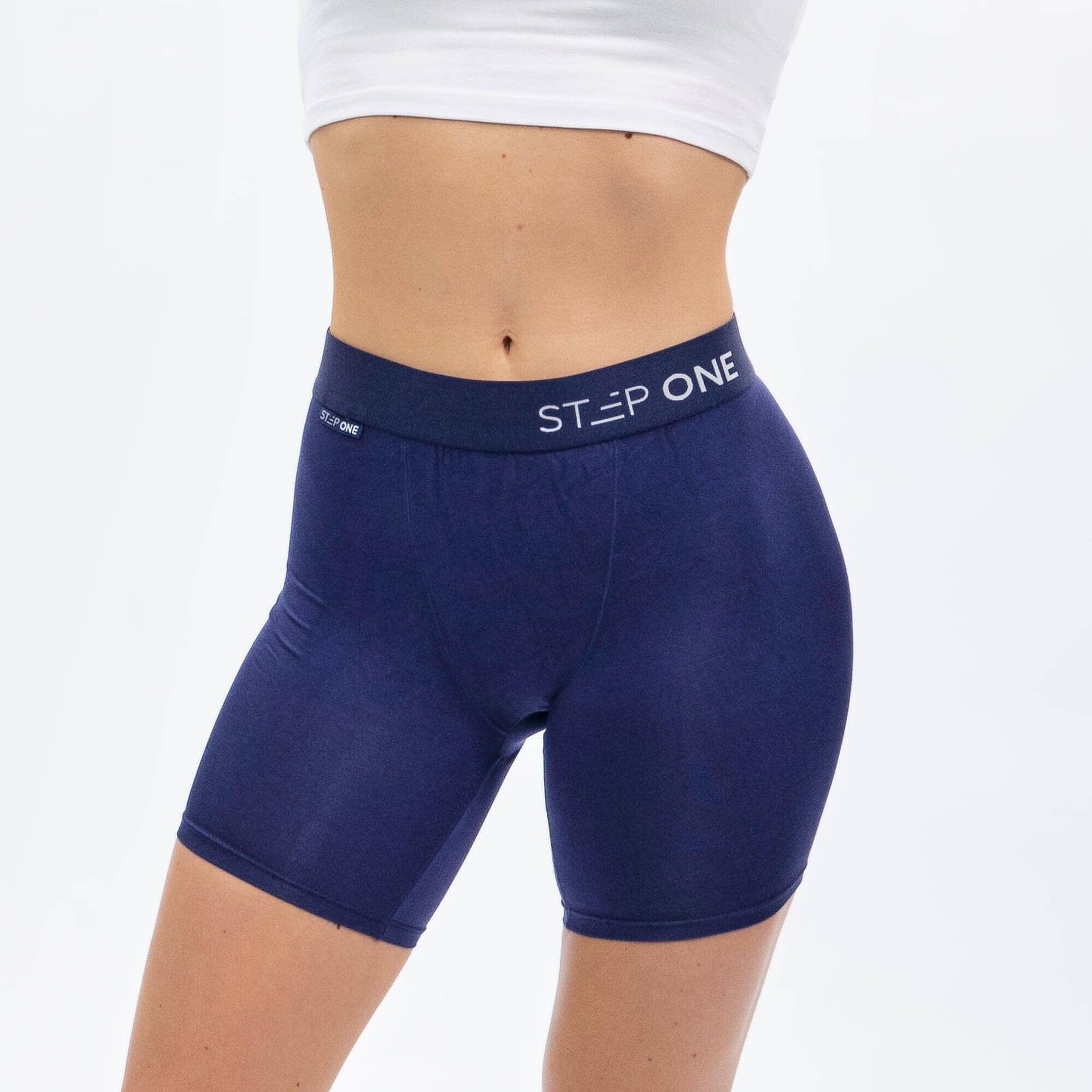 Women's Boxer Brief - Midnight Blues - Model - #size_Small