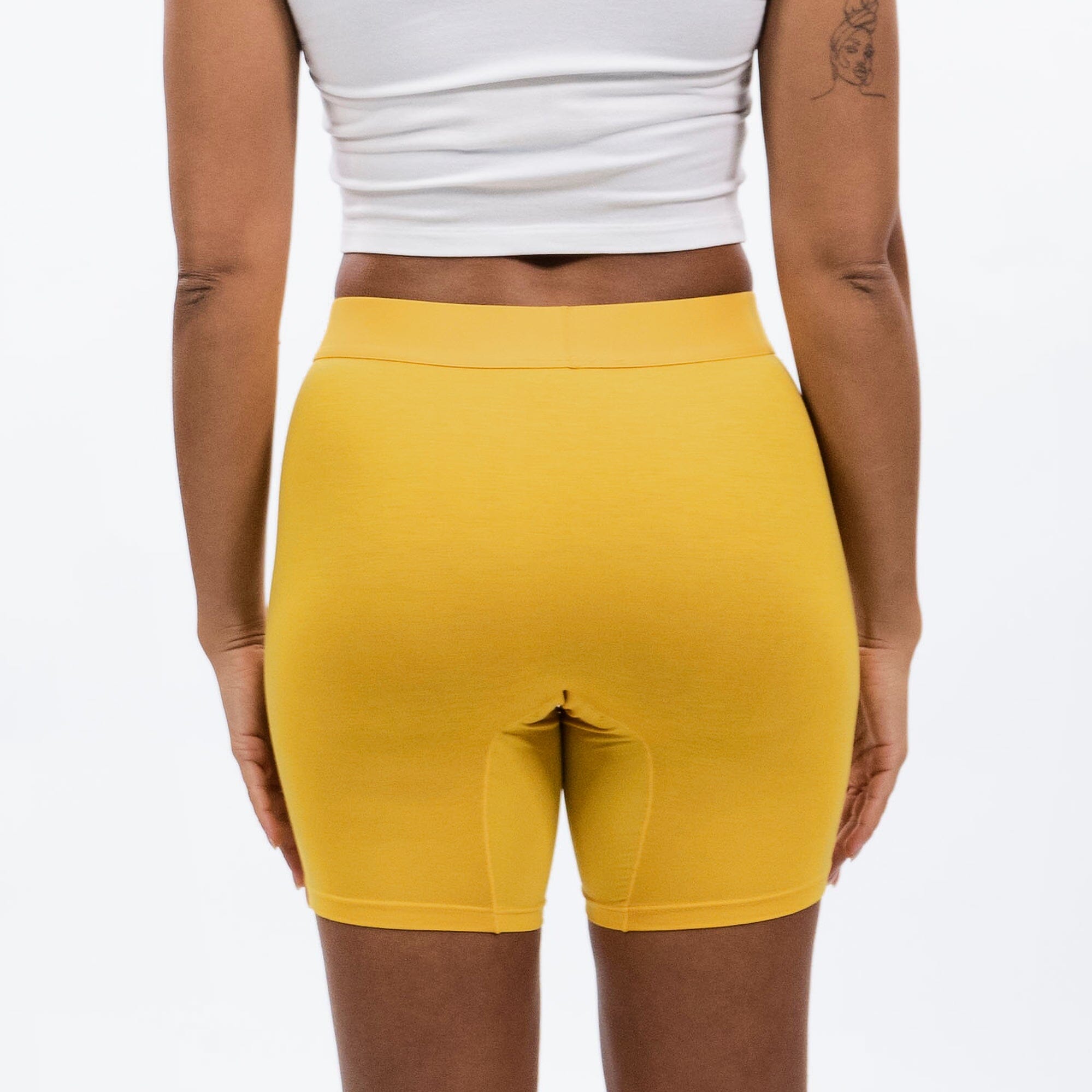Women's Boxer Brief - Cheeky Cheddars - Model - #size_Large