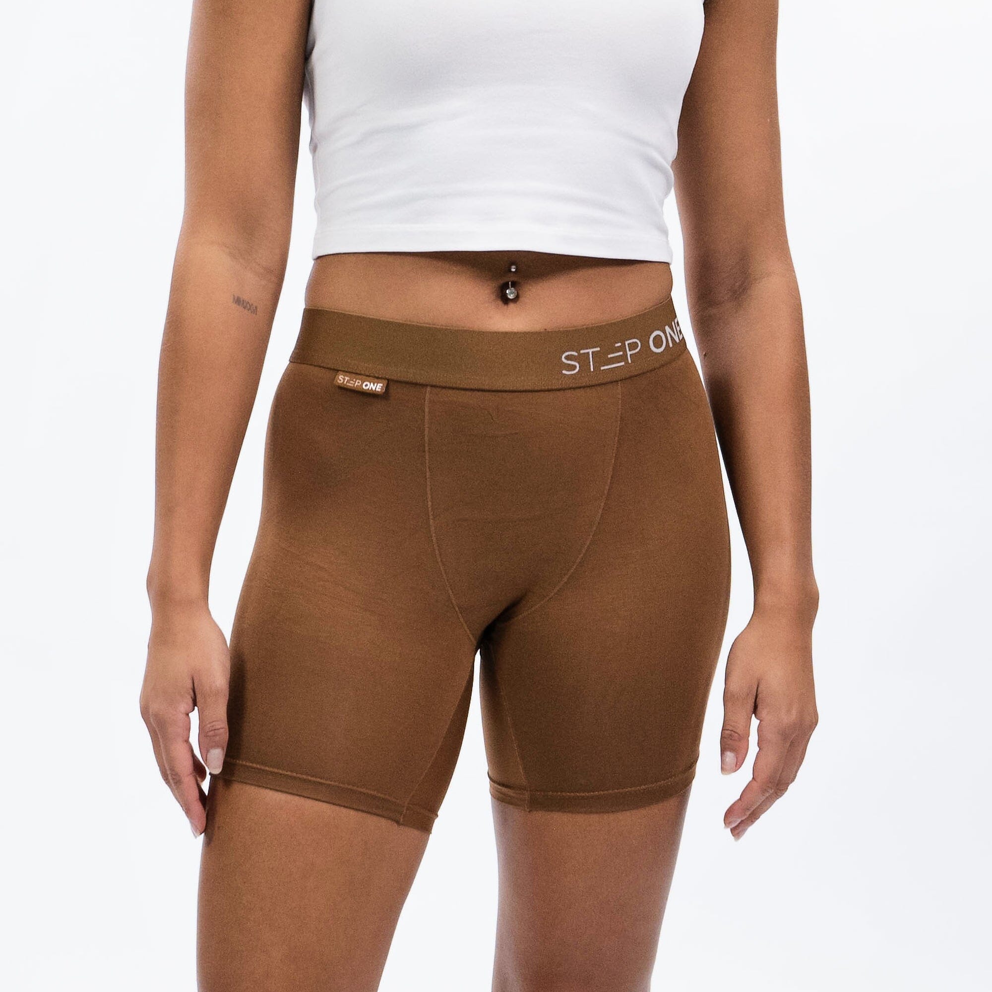 Women's Boxer Brief - Mahogany - Model - #size_Large