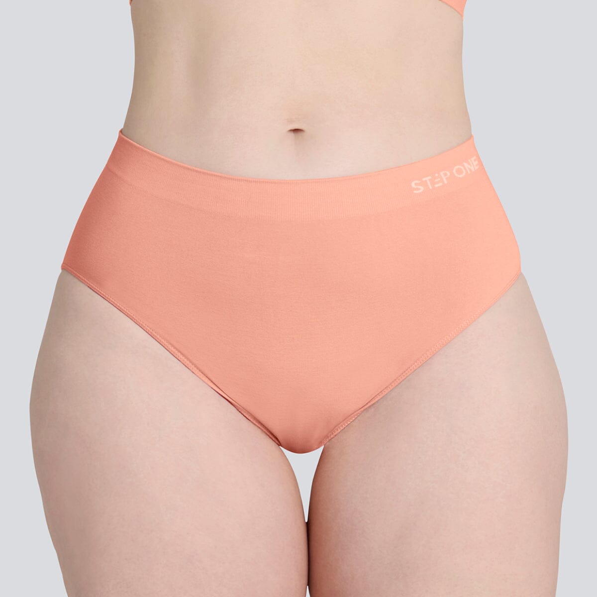 Women's SmoothFit Full Brief - Peaches & Cream - Bamboo Underwear - Model:Eloise