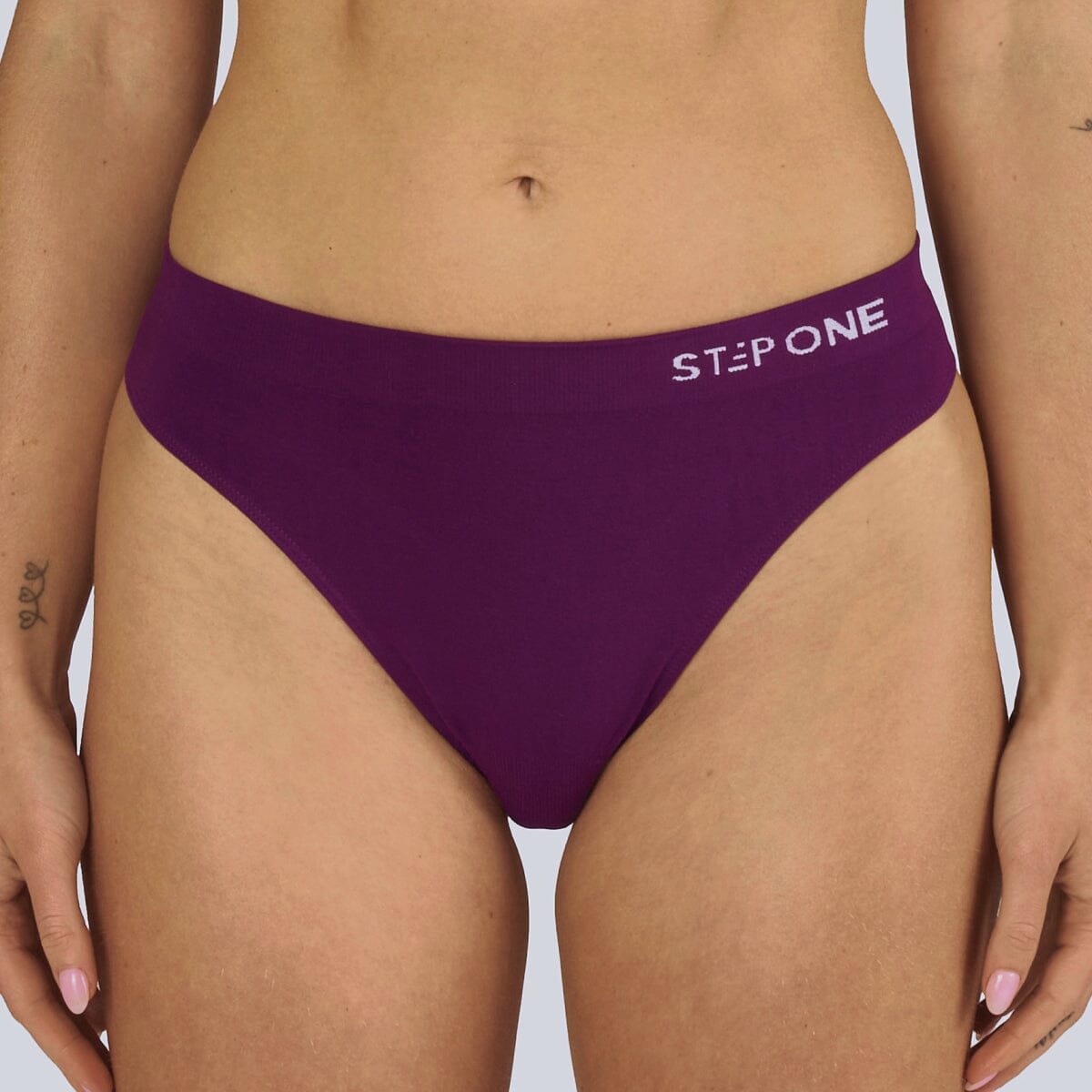 Women's SmoothFit Thong - Dark Purple - Bamboo Underwear