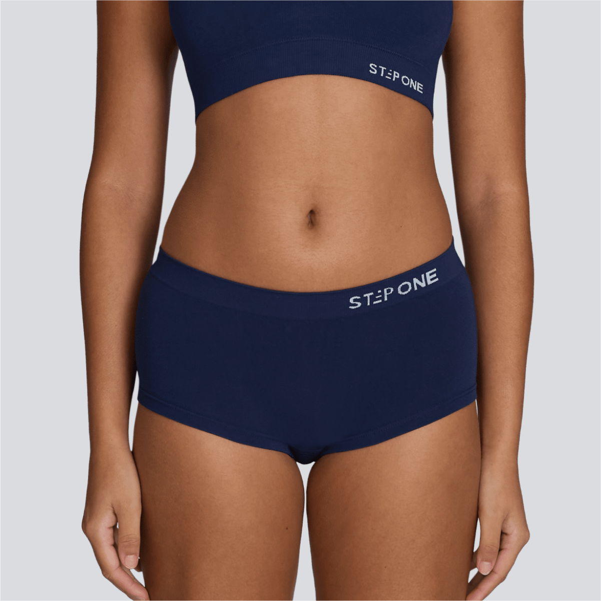 Women's SmoothFit Boyleg - Navy - Bamboo Underwear - Model:Armani