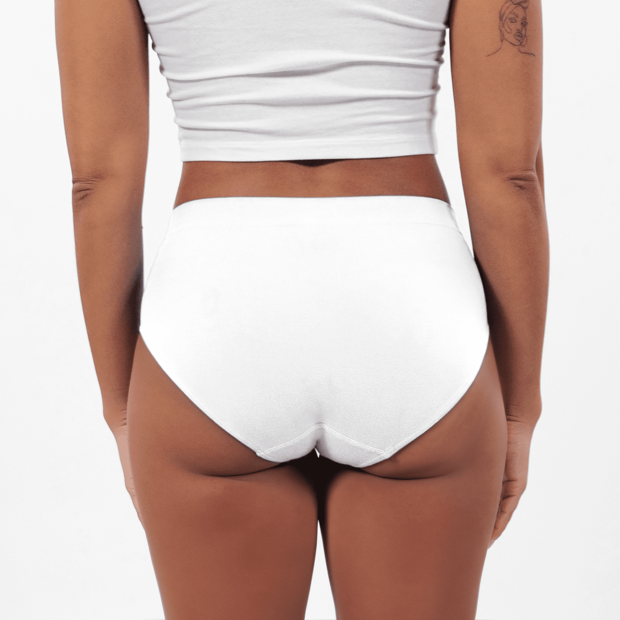 Women's Seamfree Full Brief - Piña Colada - Model - #size_Large