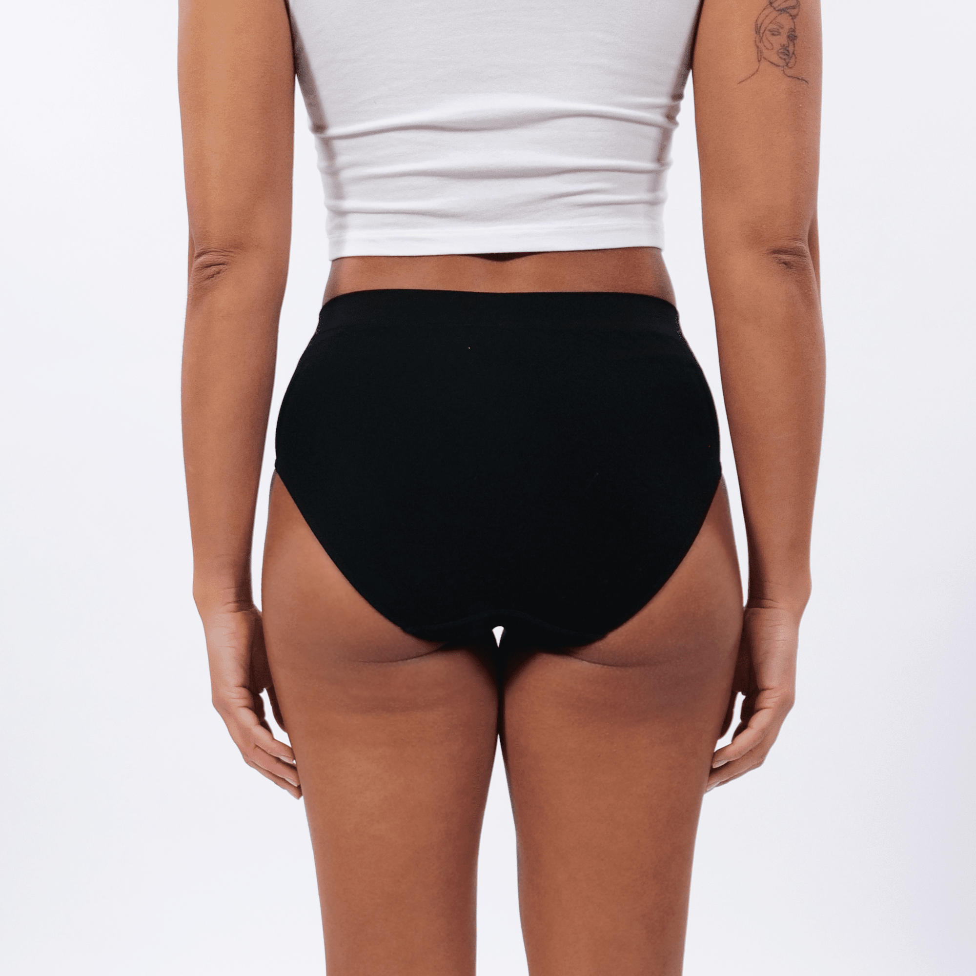 Women's Seamfree Full Brief - Espresso-Tini - Model - #size_Medium