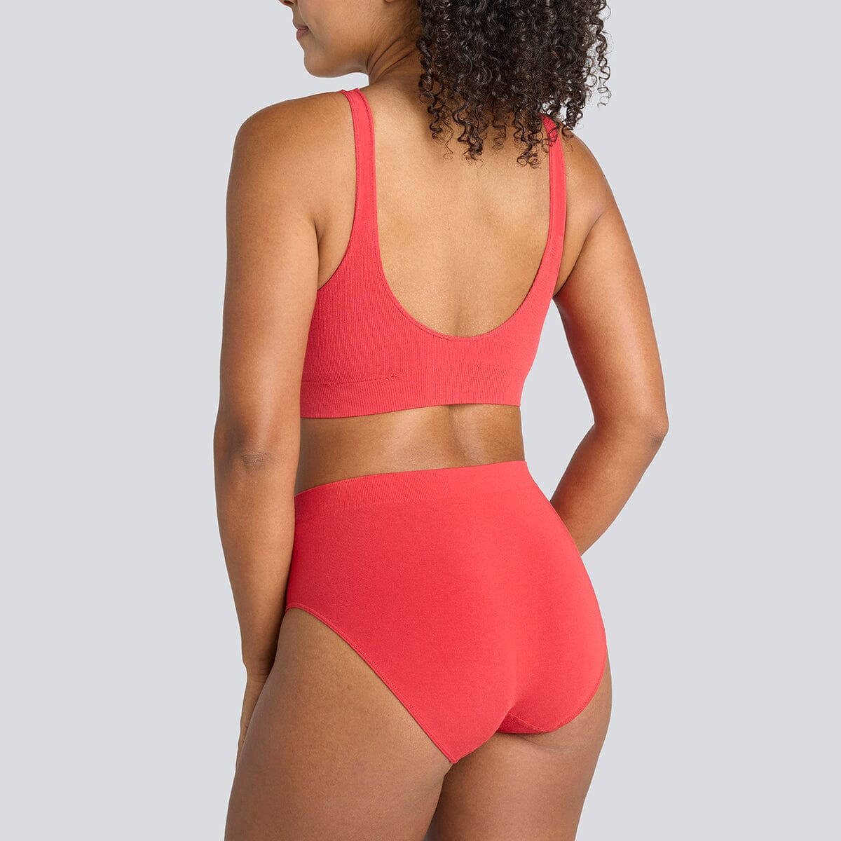 Women's SmoothFit Full Brief - Scarlet Smile - Bamboo Underwear - Model:Yolanda