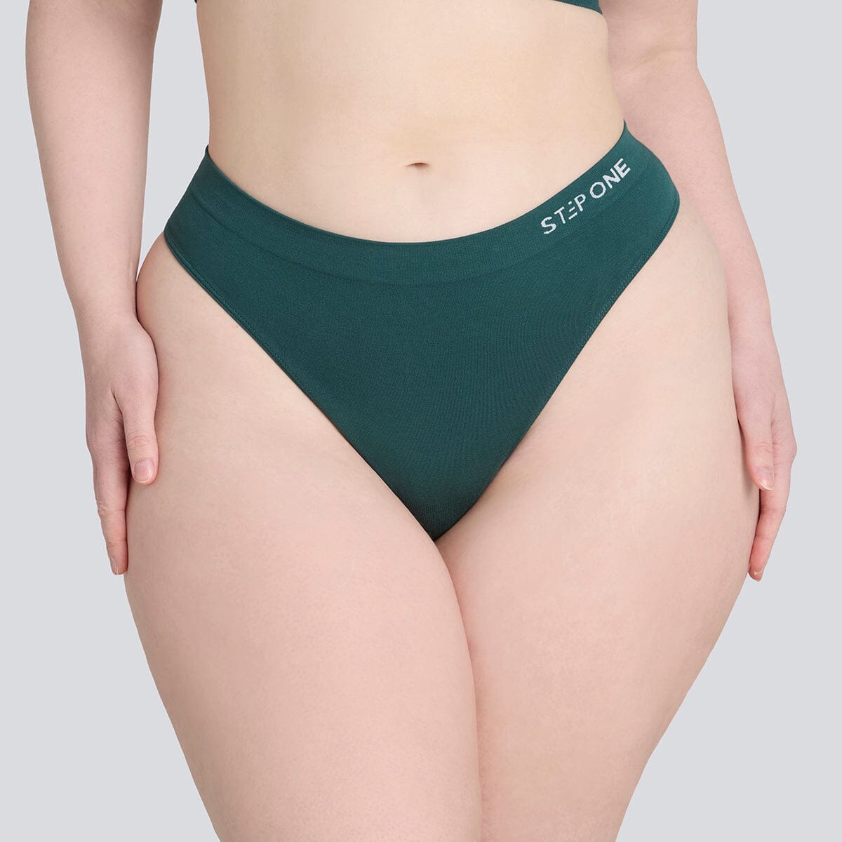 Women's SmoothFit Thong - Rain Forest - Bamboo Underwear - Model:Eloise