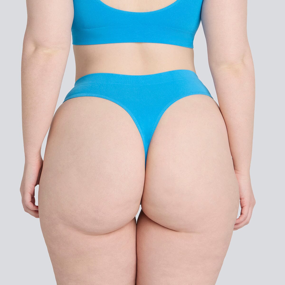 Women's SmoothFit Thong - Blue Wave - Bamboo Underwear