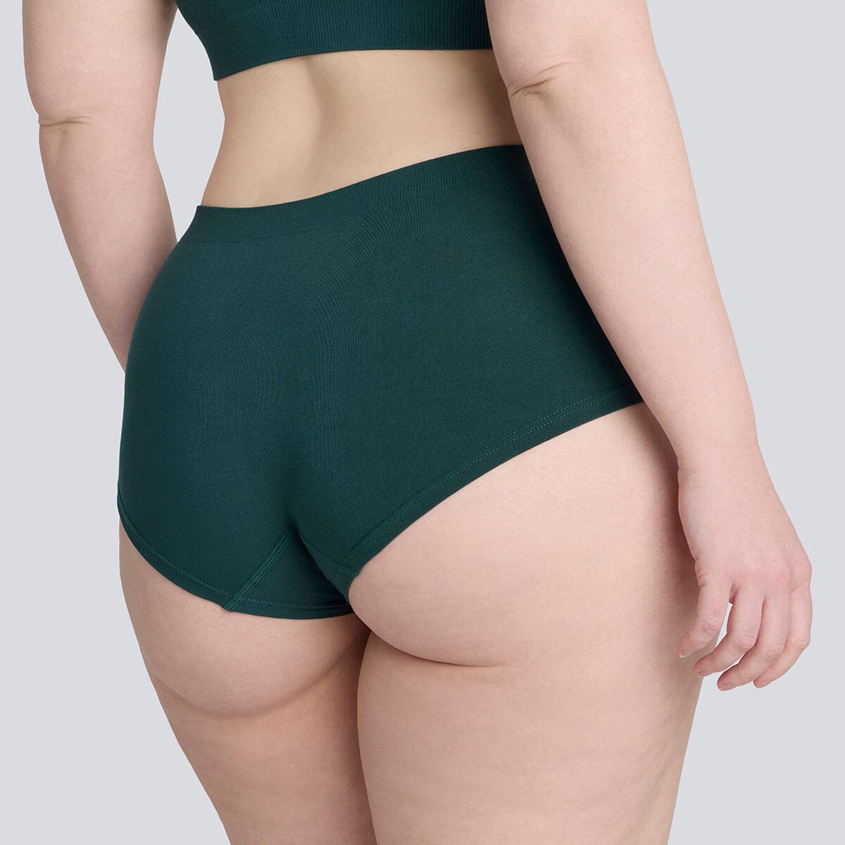 Women's SmoothFit Boyleg - Rain Forest - Bamboo Underwear - Model:Eloise