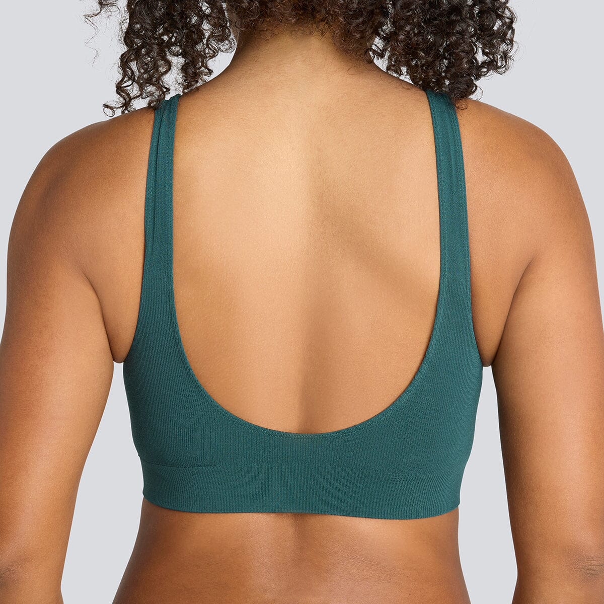 Women's SmoothFit Padded Bra - Rain Forest - Bamboo Underwear - Model:Yolanda