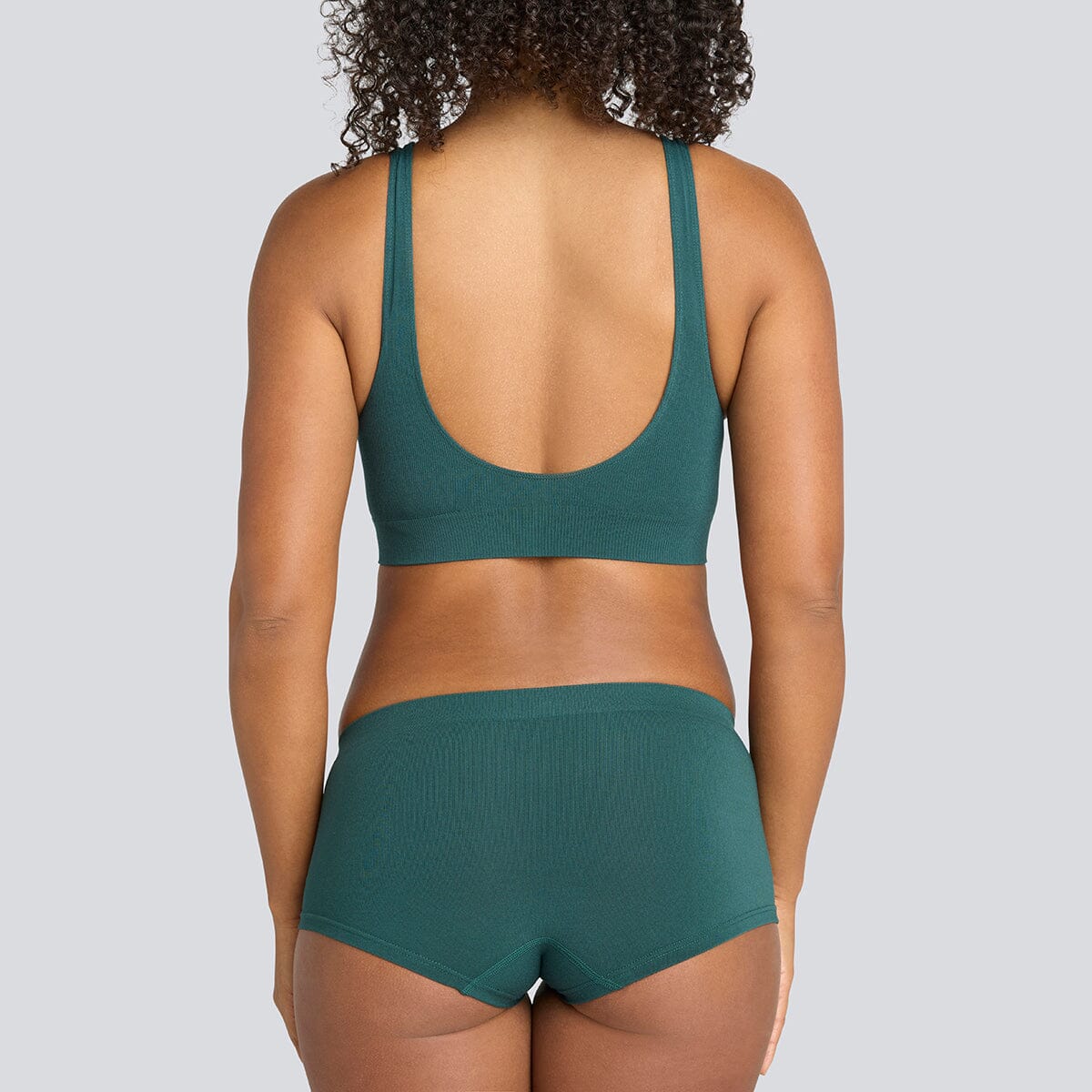 Women's SmoothFit Padded Bra - Rain Forest - Bamboo Underwear - Model:Yolanda