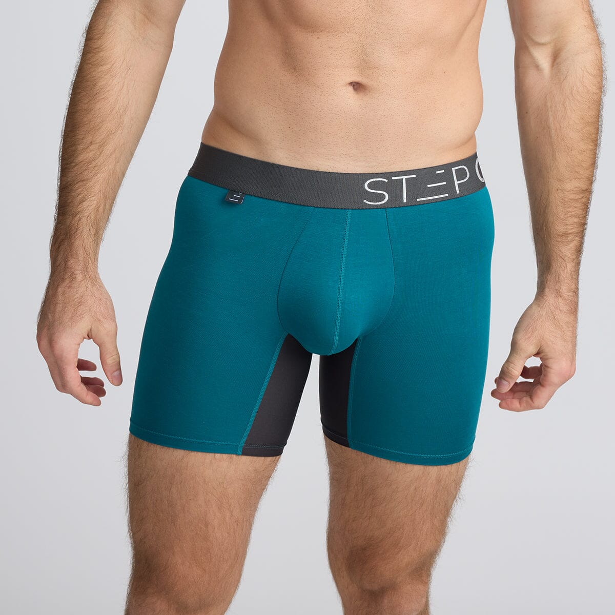 [EXP-A] Men's Bamboo Underwear Boxers in Green - Model:Skyler