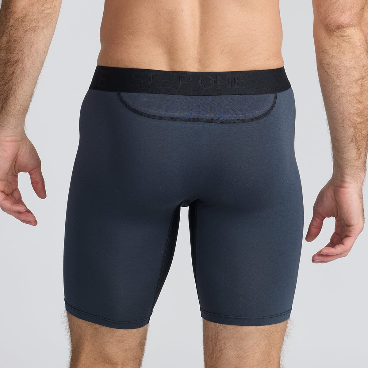 Men's Bamboo Underwear Sport Boxers in grey