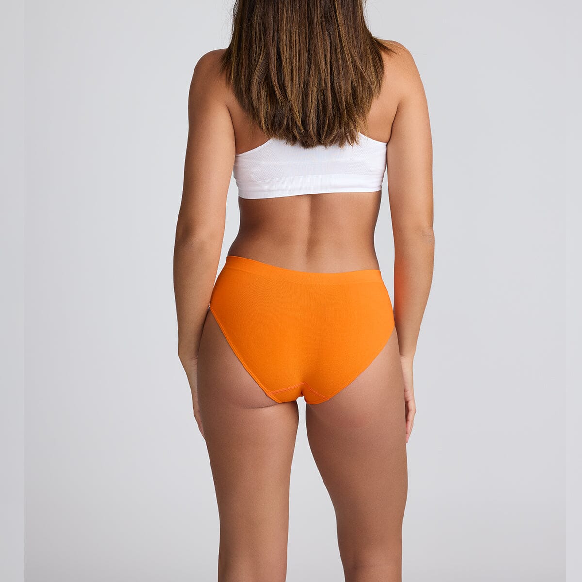 Women's SmoothFit Bikini Brief - Sunset Spritz - Bamboo Underwear - Model:Elke