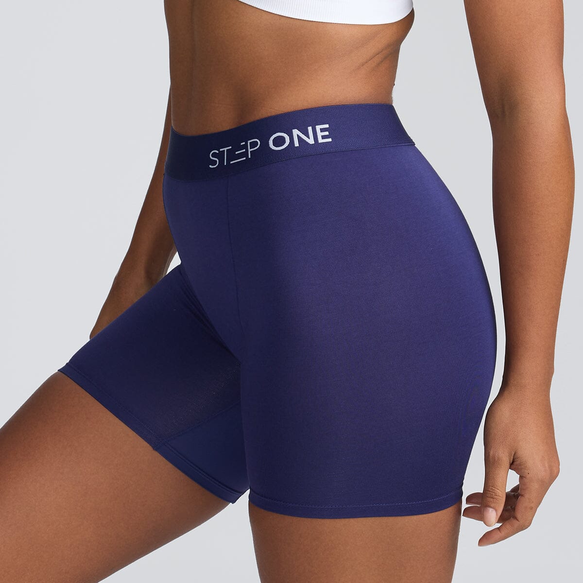 Women's Body Shorts - Midnight Blues - Bamboo Underwear