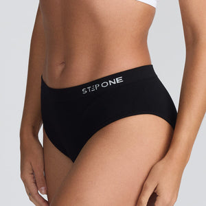Women's SmoothFit Bikini Brief - Espresso-Tini - Bamboo Underwear - Model:Elke