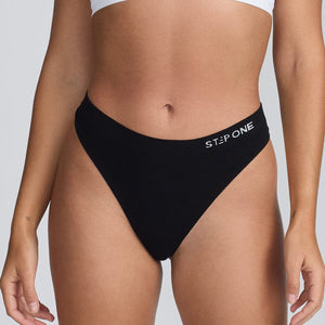 [EXP-A] Women's SmoothFit Thong - Espresso-Tini - Bamboo Underwear - Model:Elke