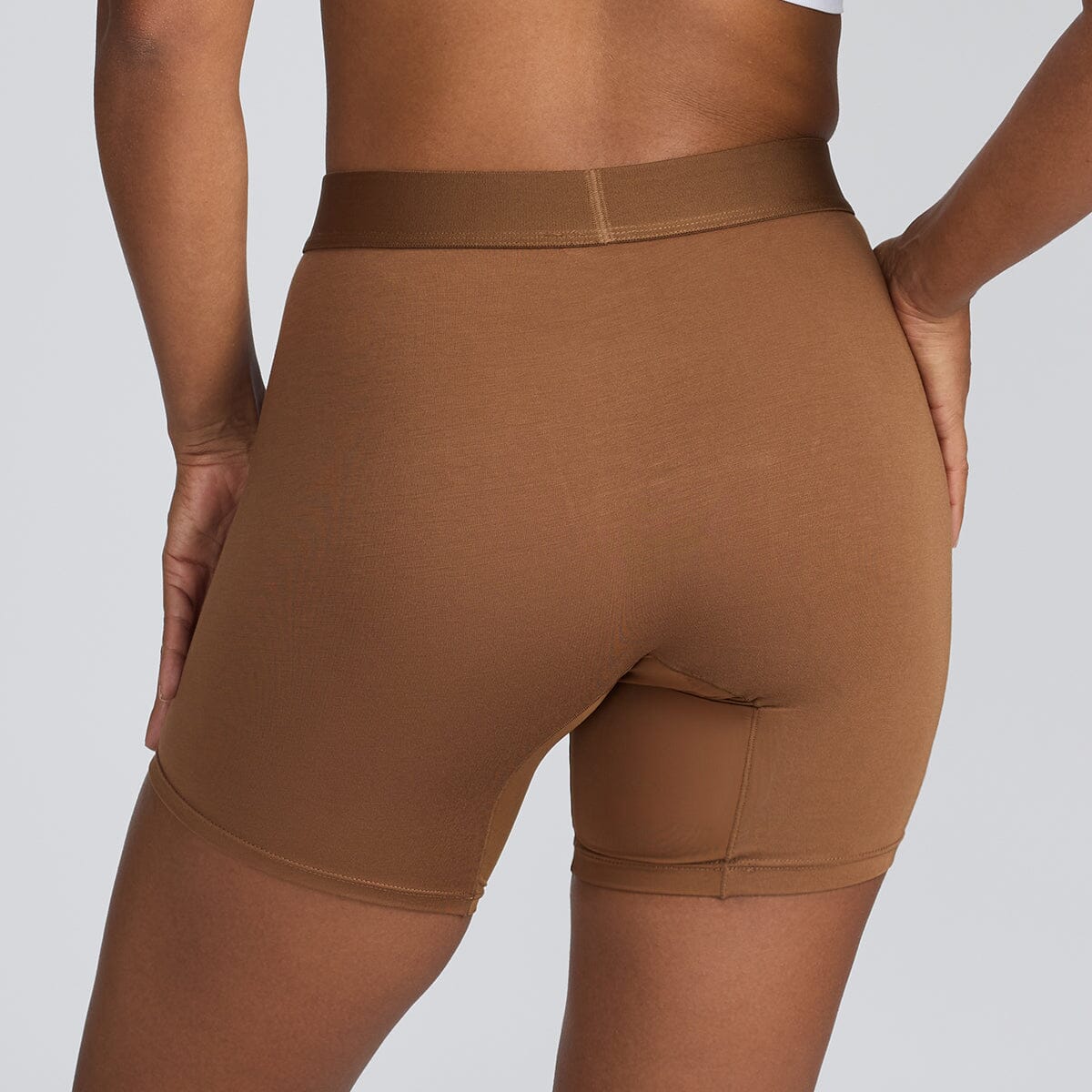 Brown Bamboo Women's Underwear - Model:Yolanda