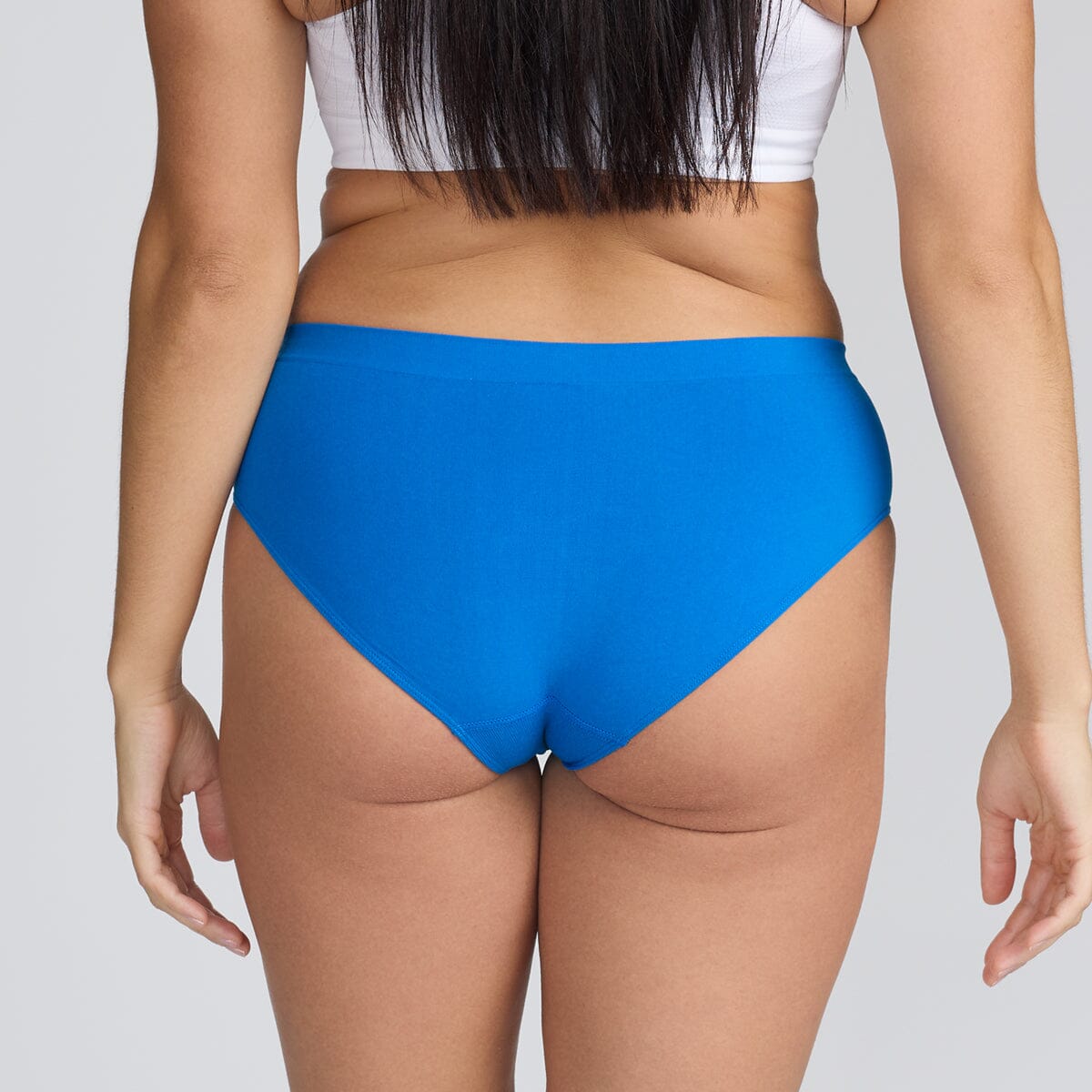 Women's SmoothFit Bikini Brief - Blue Lagoon - Bamboo Underwear - Model:Marie