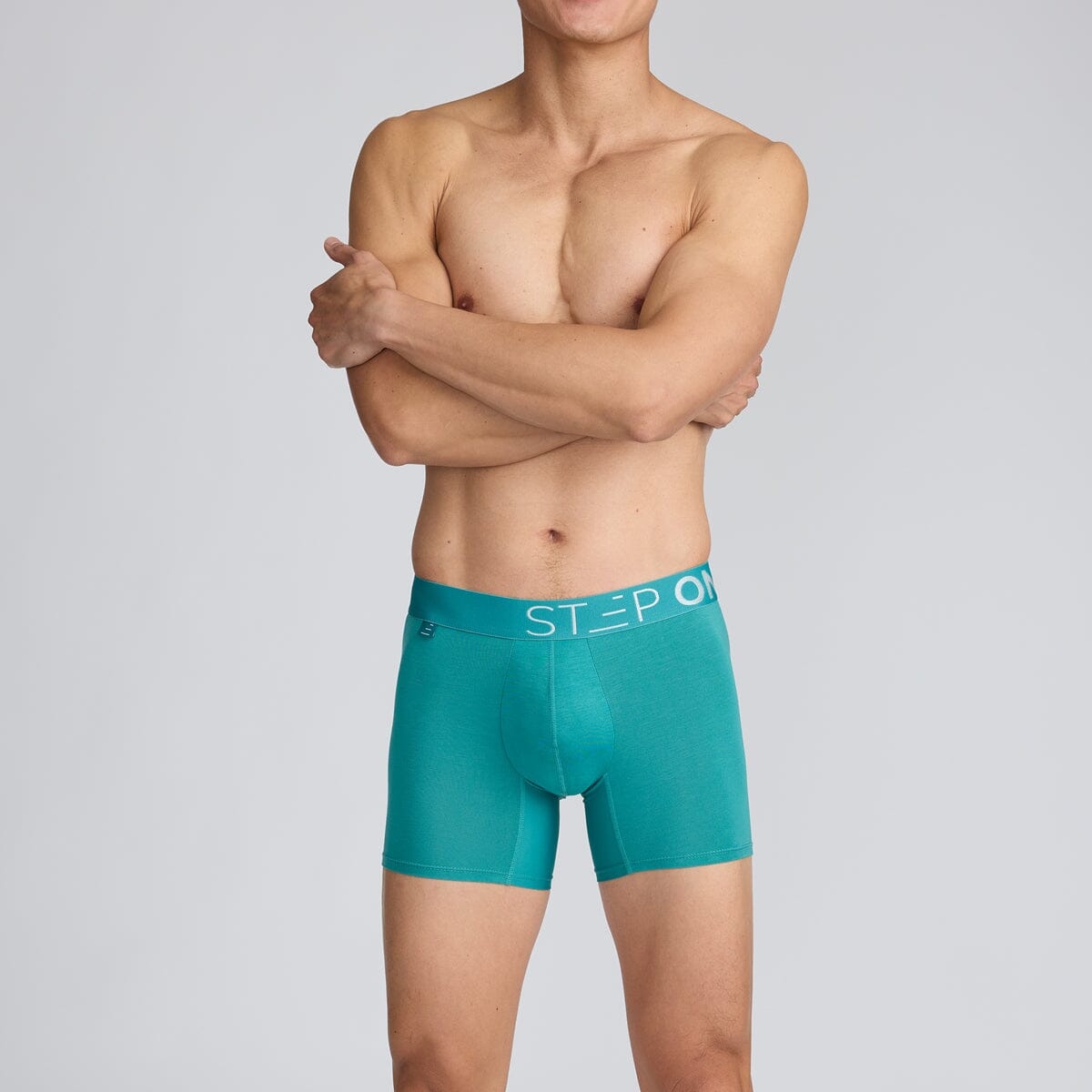 Trunk - Green-Blue Slate - Bamboo Underwear - Model:Vince