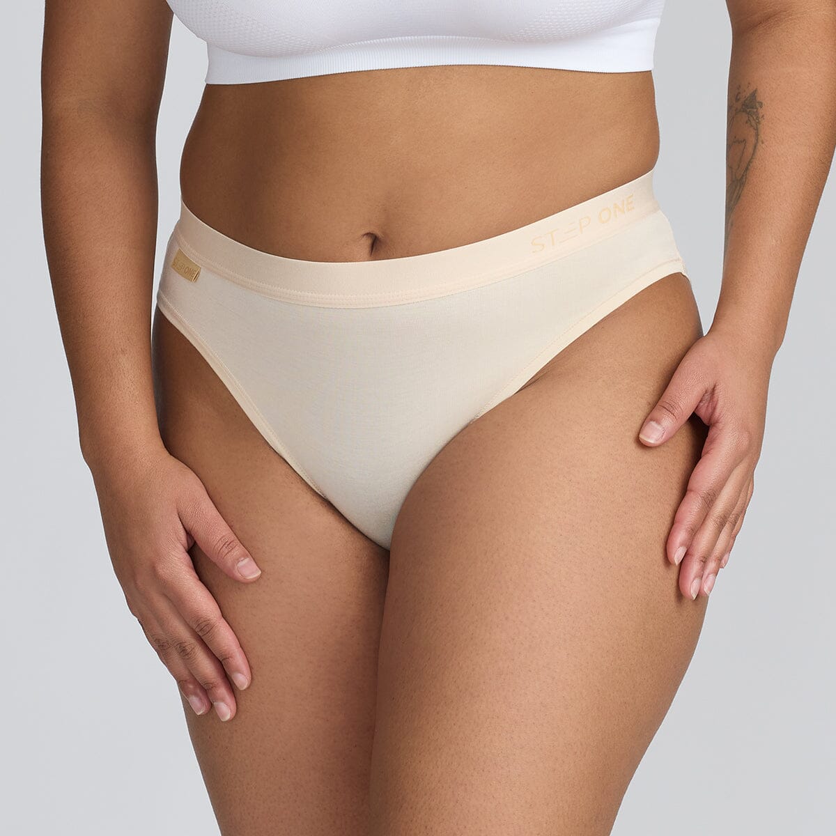 Women's Bikini Brief - Butter Scotch - Bamboo Underwear - Model:Fabiana