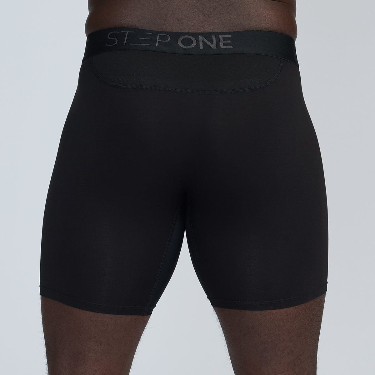 Boxer Brief - Black/Black - Bamboo Underwear - Model:Baba