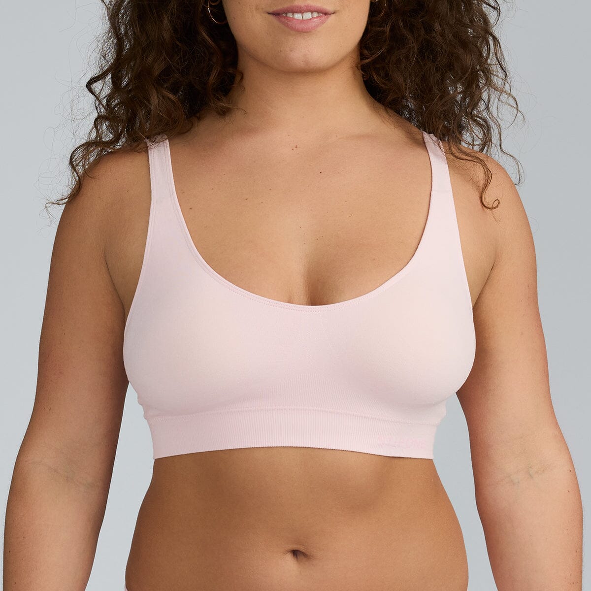 Women's SmoothFit Padded Bra - Rose All Day - Bamboo Underwear - Model:Alexandra